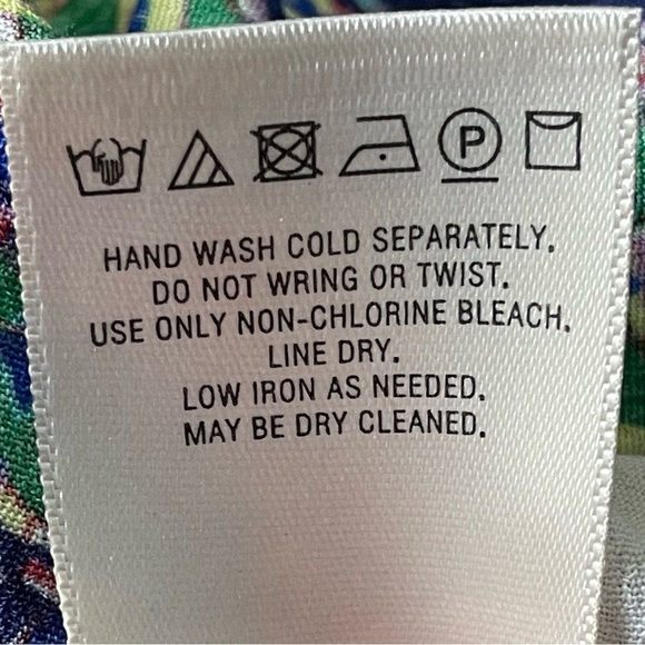 Anthropologie Maeve Blue Patchwork Long Sleeve Monaco Dress - 35744 - Picture 11 of 11